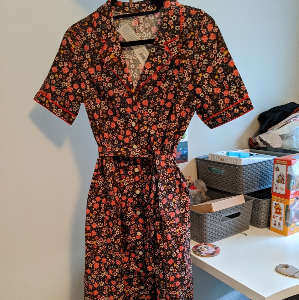 NWT Cath Kidston Hedge Rose Dress